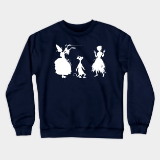 Arthur Rackham Cinderella Silhouette Crewneck Sweatshirt